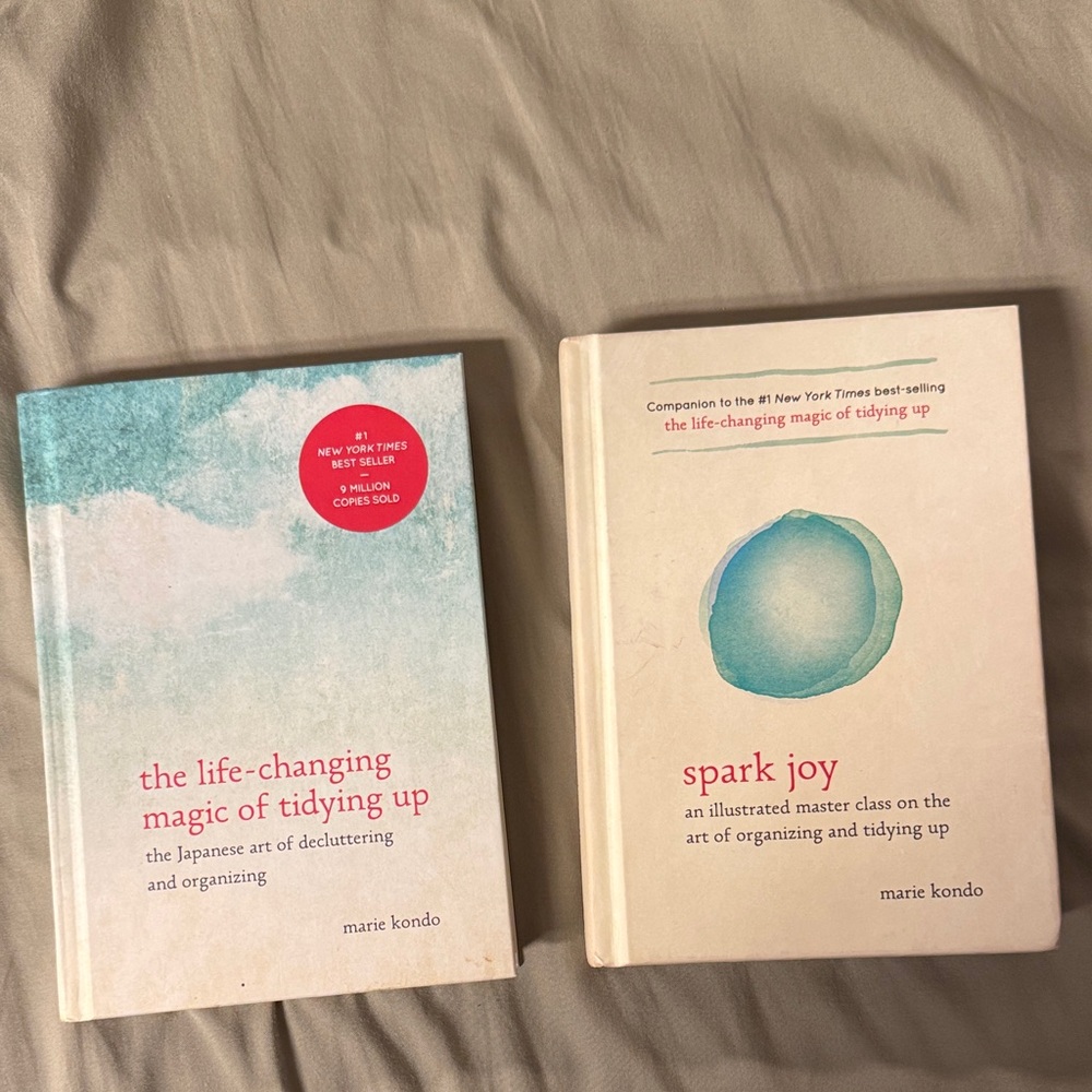Marie Kondo Book Set - The Life-Changing Magic of Tidying Up & Spark Joy